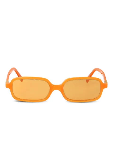 Miu Miu Eyewear orange tinted square-frame sunglasses