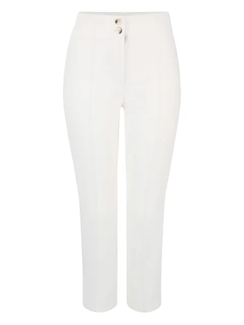 Veronica Beard Kean high-waisted buttoned trousers