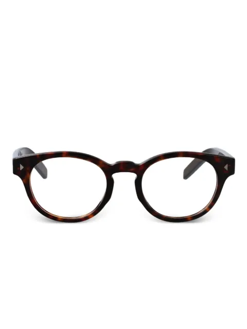 Prada Eyewear lentes con armazón estilo carey