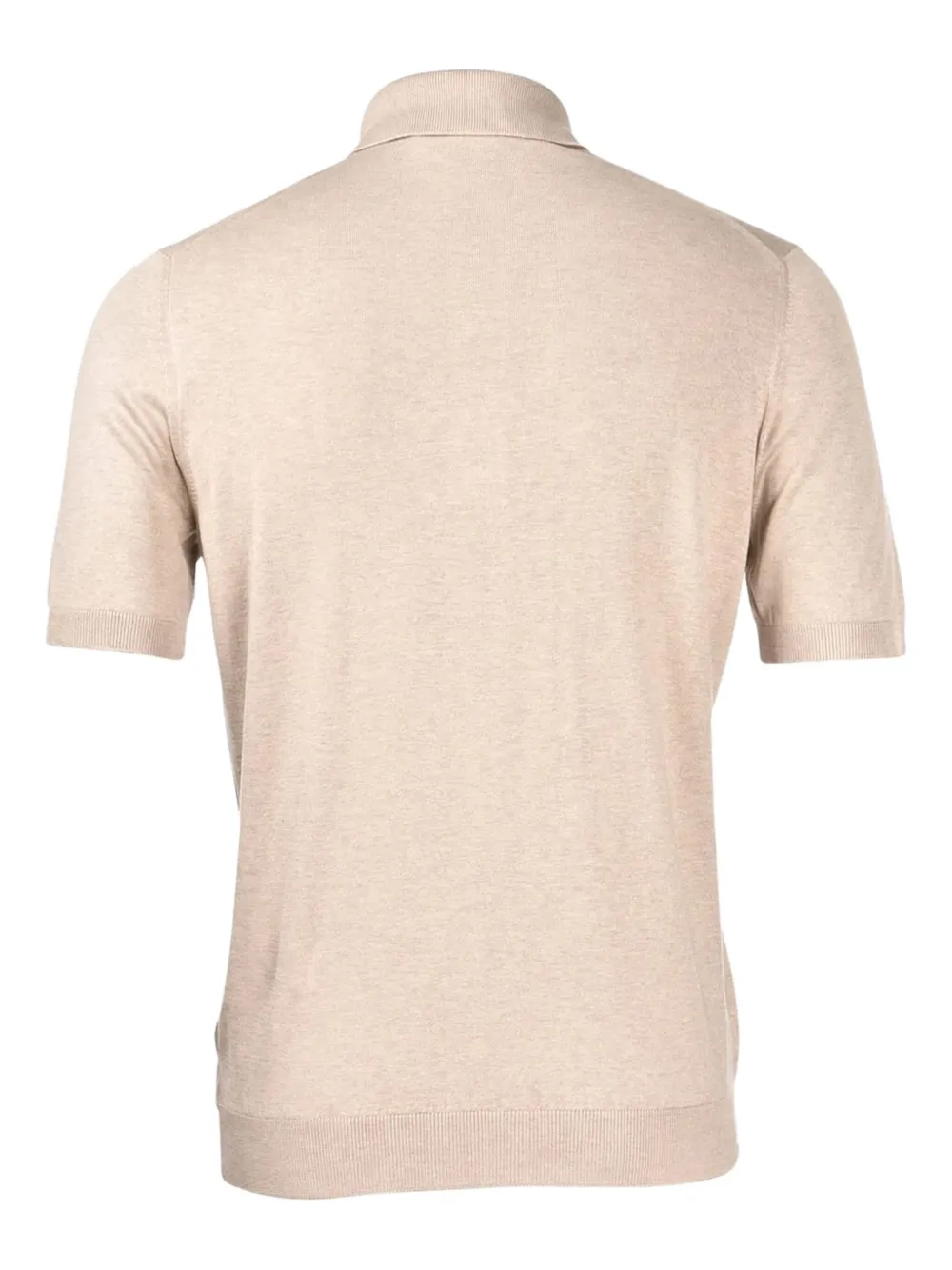 Gran Sasso short-sleeved polo shirt - Beige