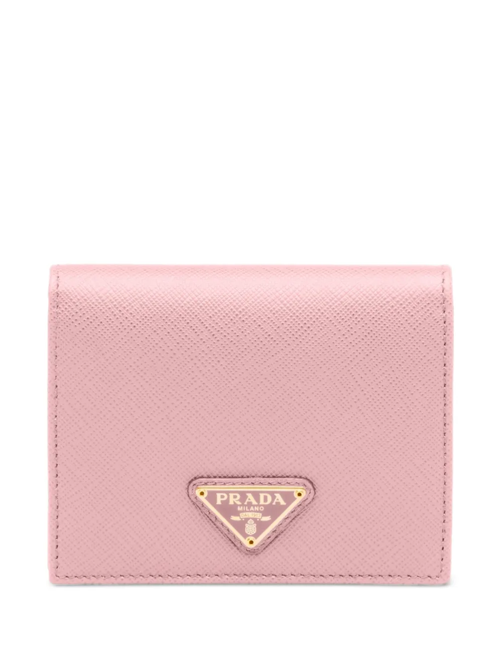 Prada Saffiano leren portemonnee Roze