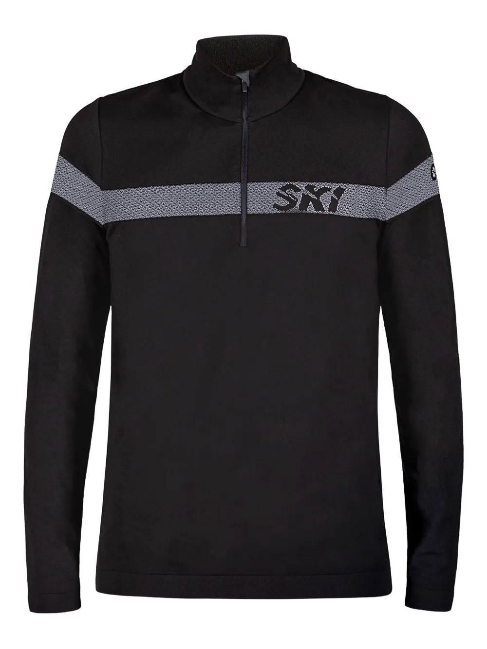 NEWLAND stripe-detail ski sweatshirt | Black | Image 1