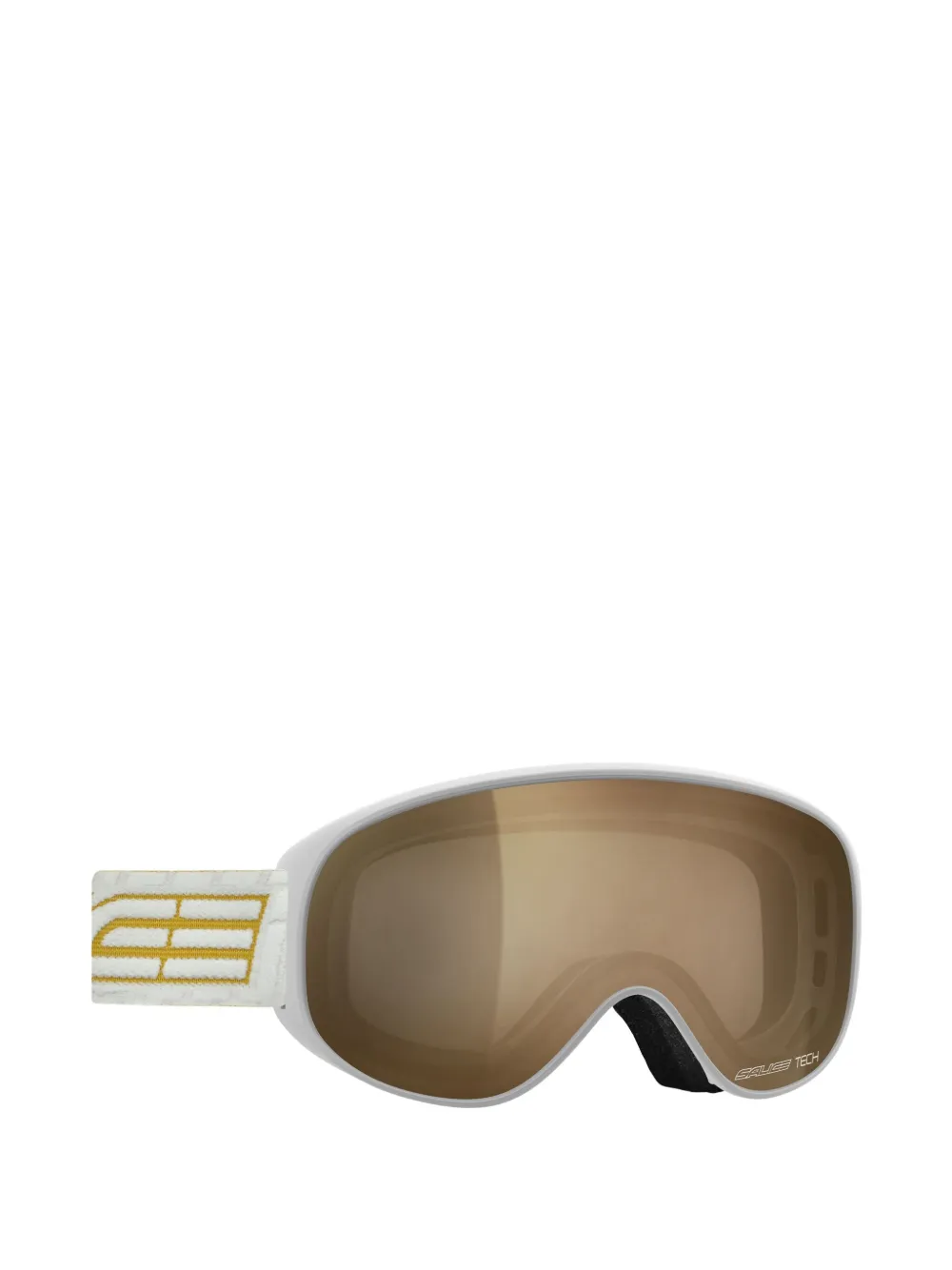 Salice Logo-print Ski Goggles In Yellow