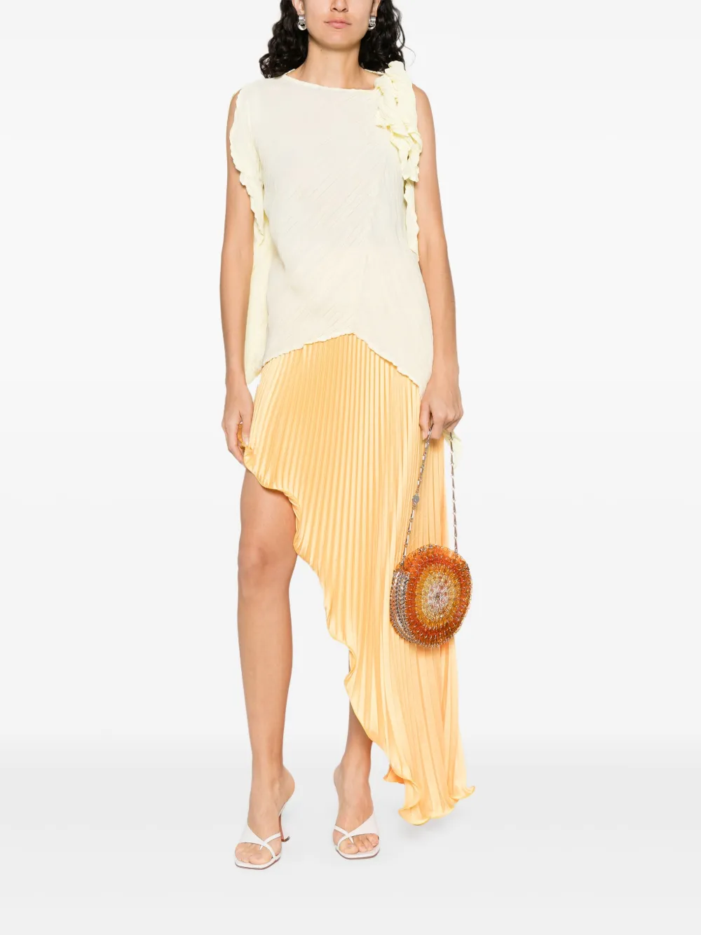 L'IDÉE Fete pleated skirt - Oranje