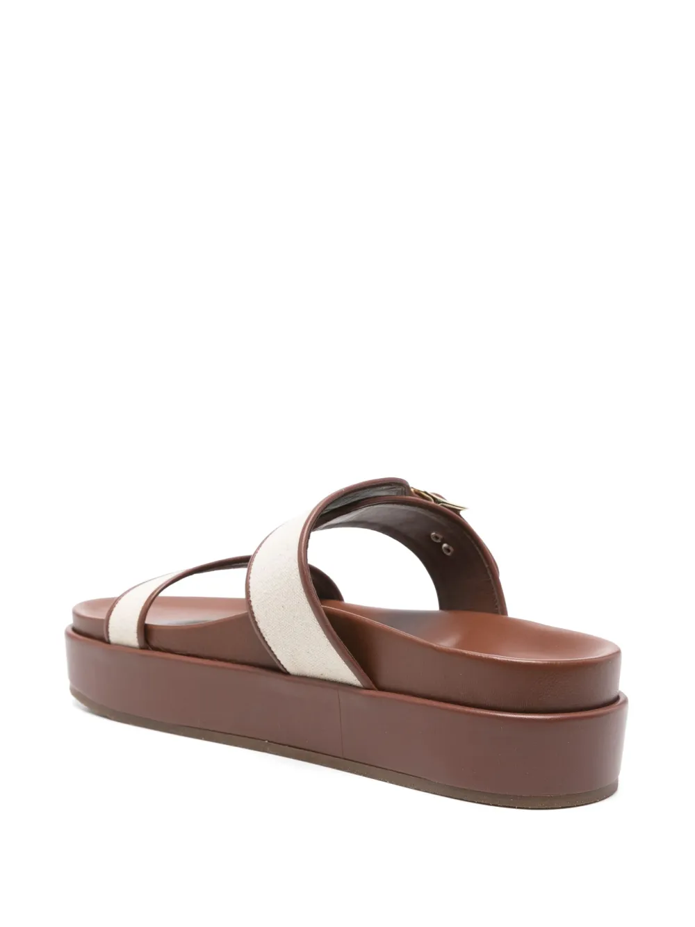 Ancient Greek Sandals 50mm Tria 2 mules Neutrals