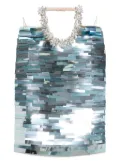 Nº21 sequinned top - Blue