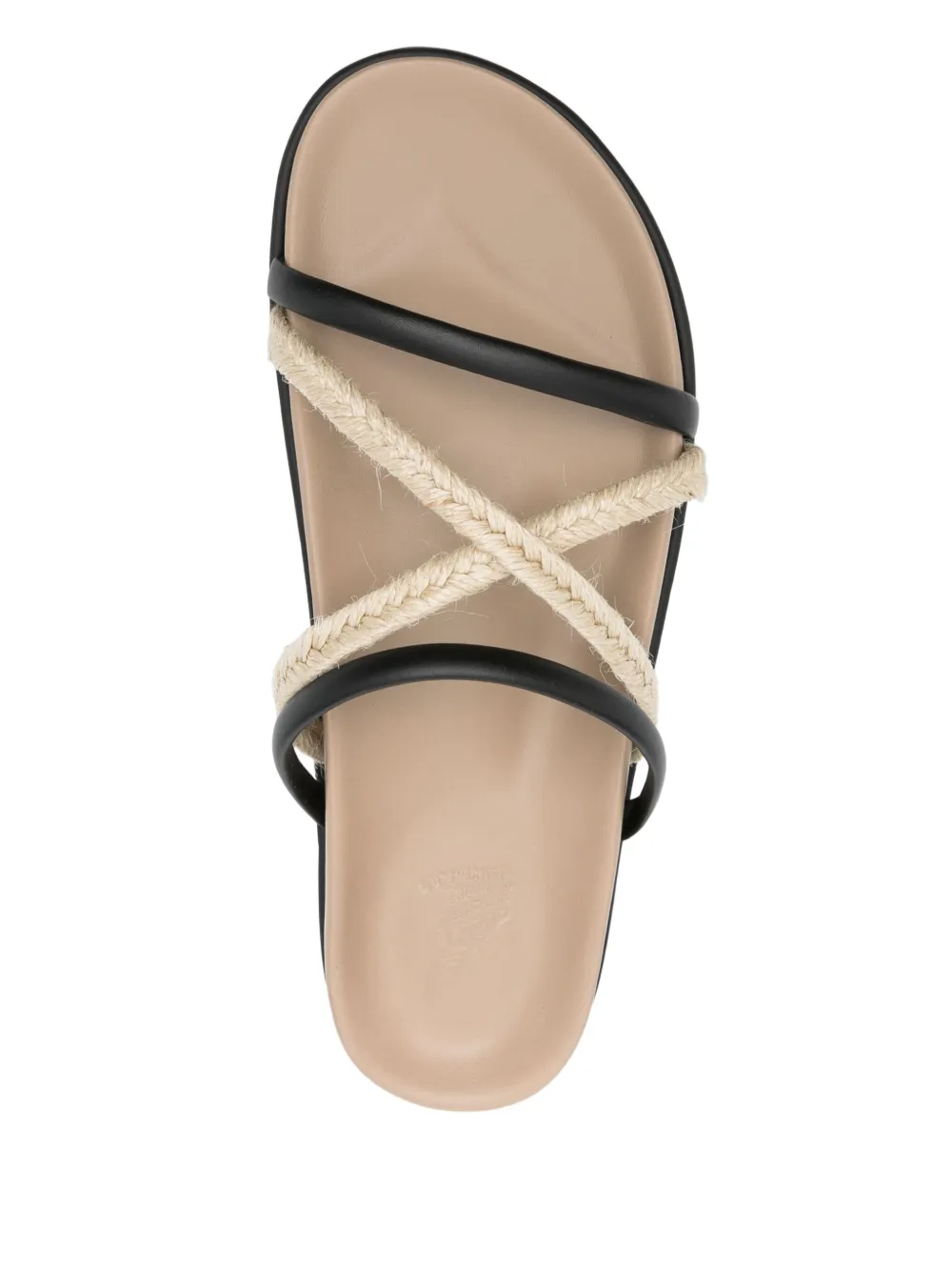 Ancient Greek Sandals 50mm Aba mules Black