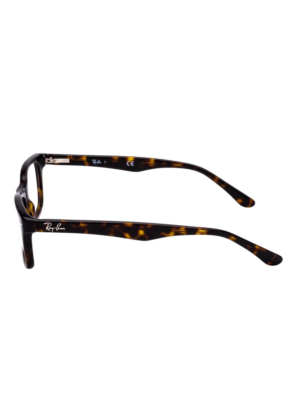 Ray-Ban Bril met rechthoekig montuur Bruin