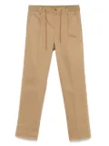 Tagliatore drawstring-waist trousers - Brown