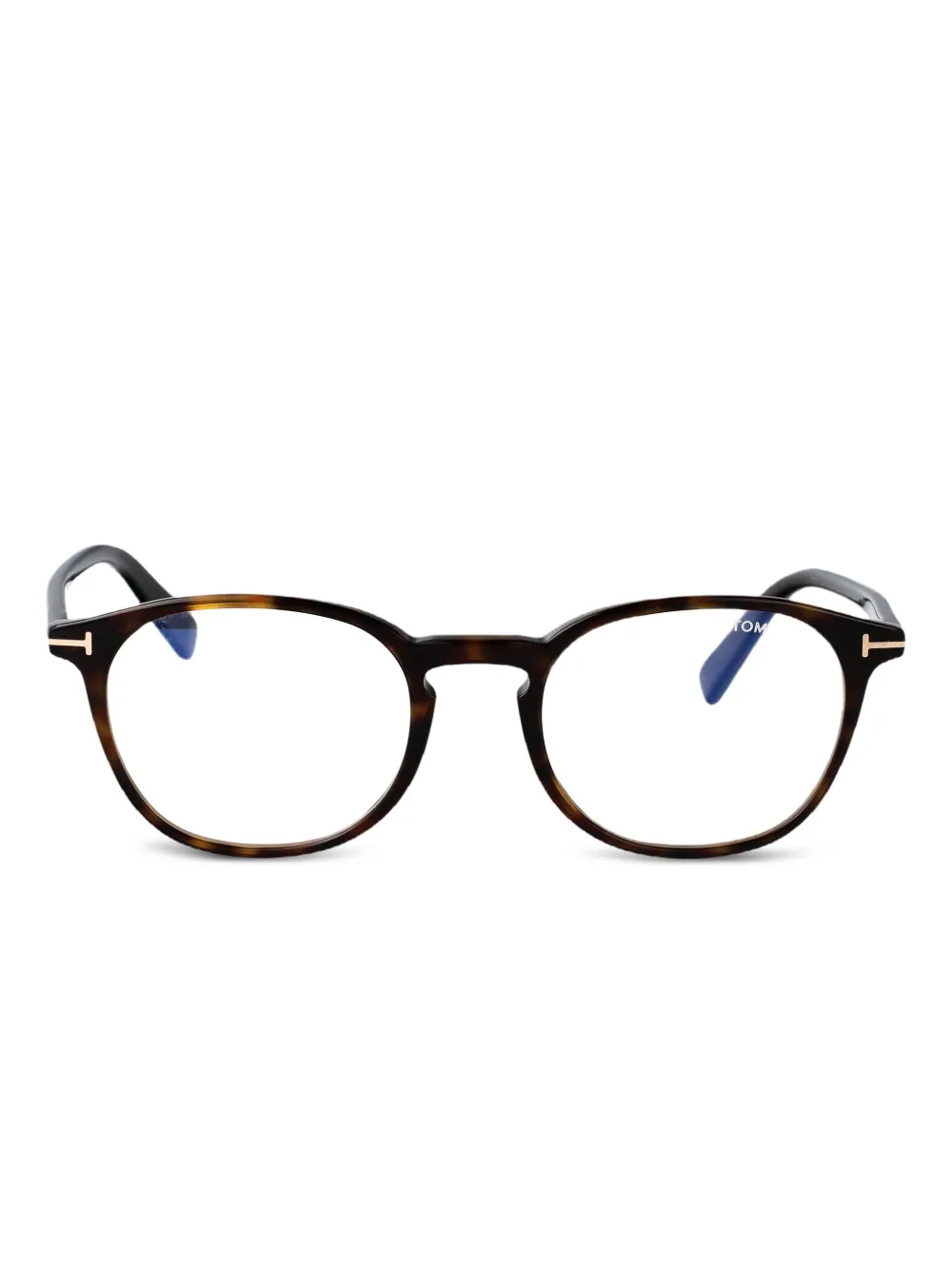 TOM FORD Eyewear round-frame glasses - ブラウン TOM FORD Eyewear round-frame glasses - ブラウン