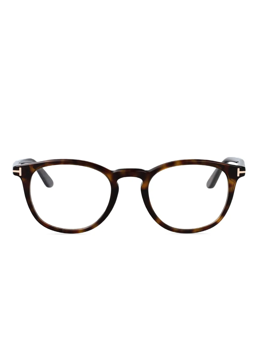 TOM FORD Eyewear トータスシェル ラウンドサングラス - ブラウン TOM FORD Eyewear トータスシェル ラウンドサングラス - ブラウン