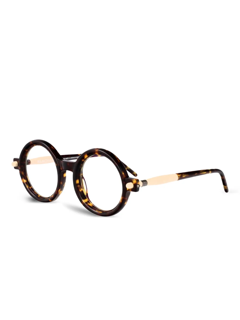Kuboraum tortoiseshell round-frame sunglasses | Image 2