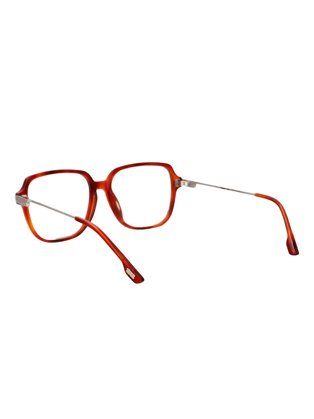 Gentle Monster Bril met vierkant montuur met schildpadschild effect Bruin