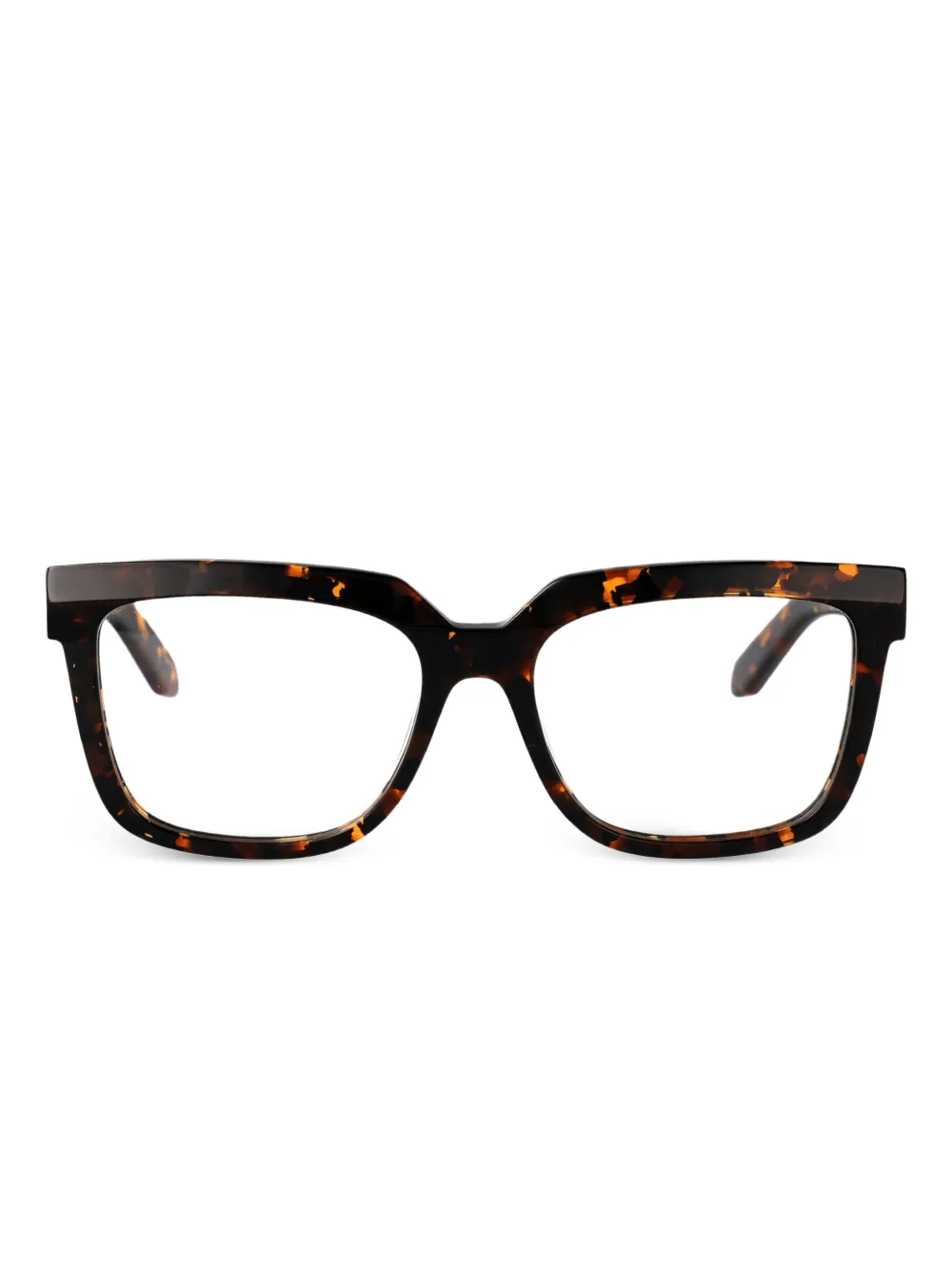 Off-White Eyewear tortoiseshell-effect glasses | Brown | Image 1