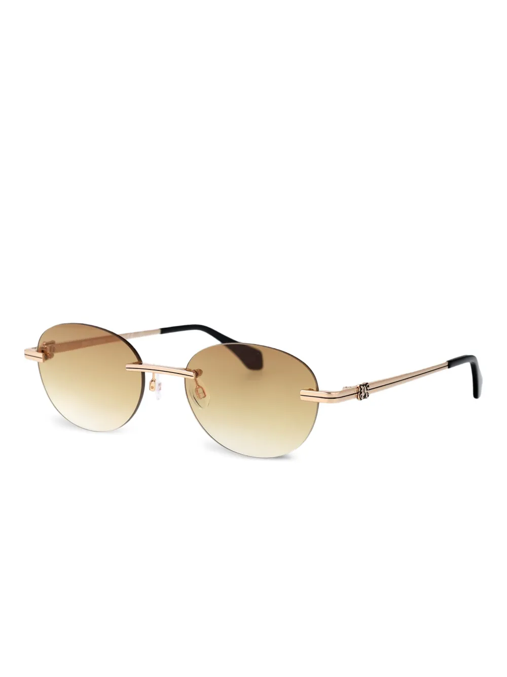 Palm Angels Eyewear Crystal sunglasses Goud