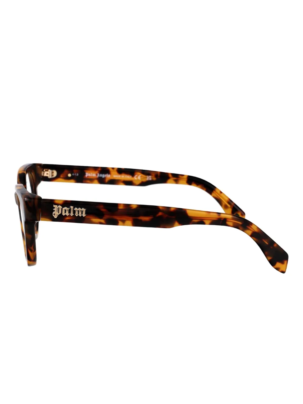 Palm Angels Eyewear Bril met schildpadschild-effect Bruin