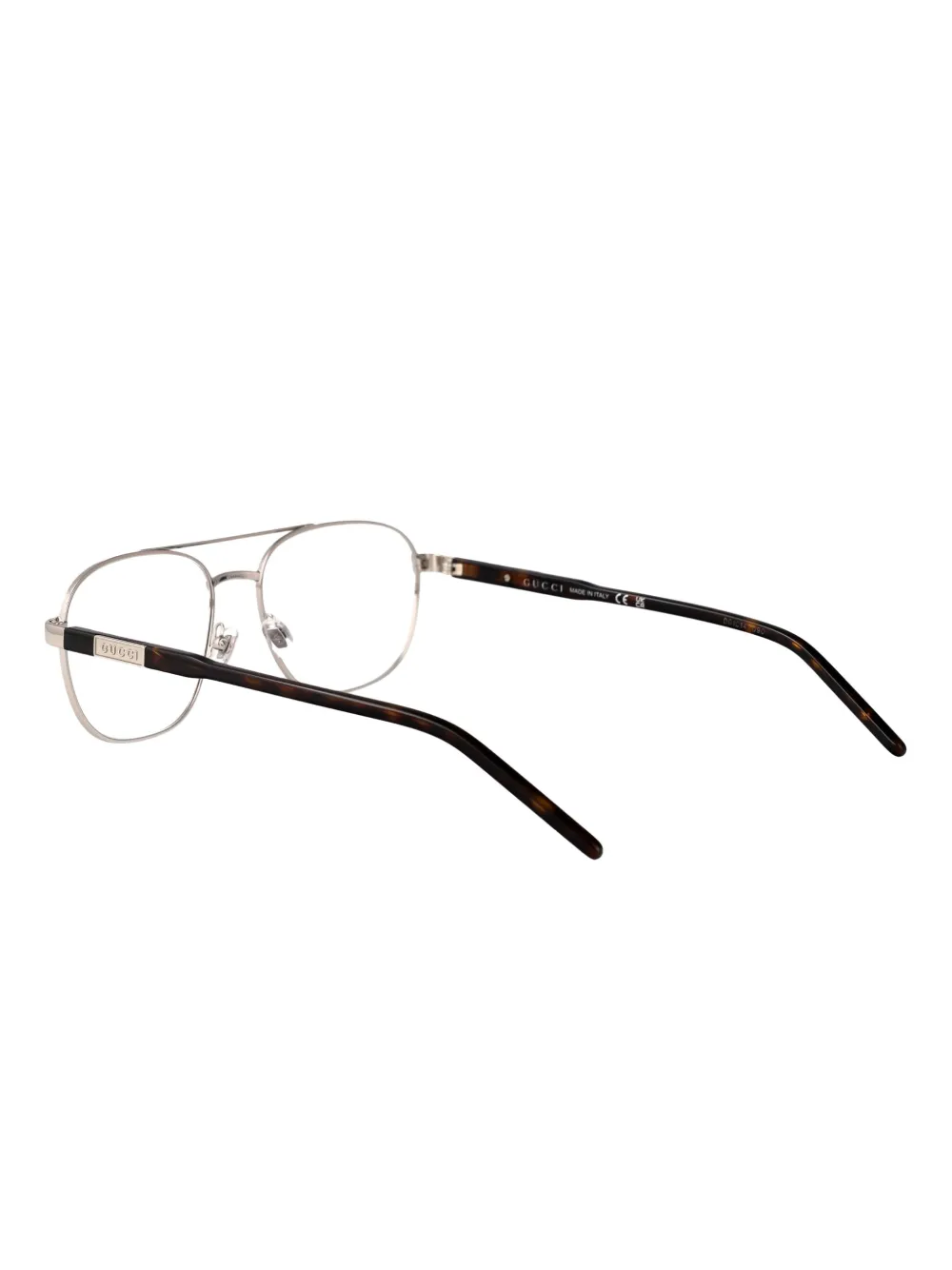 Gucci Eyewear Bril met vierkant montuur Zilver