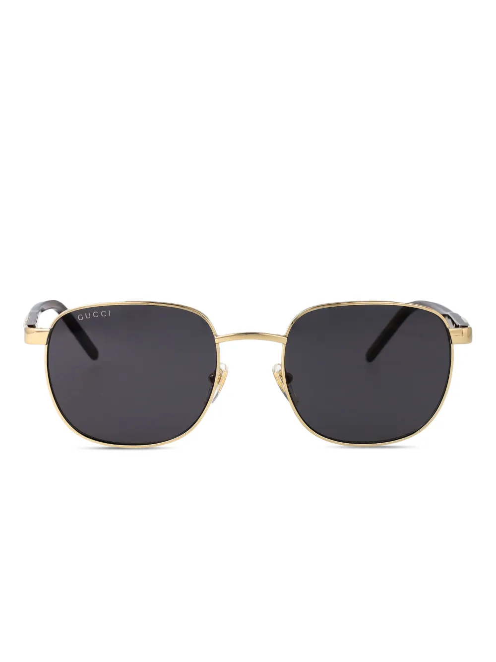 Gucci Eyewear Zonnebril met rond montuur Goud