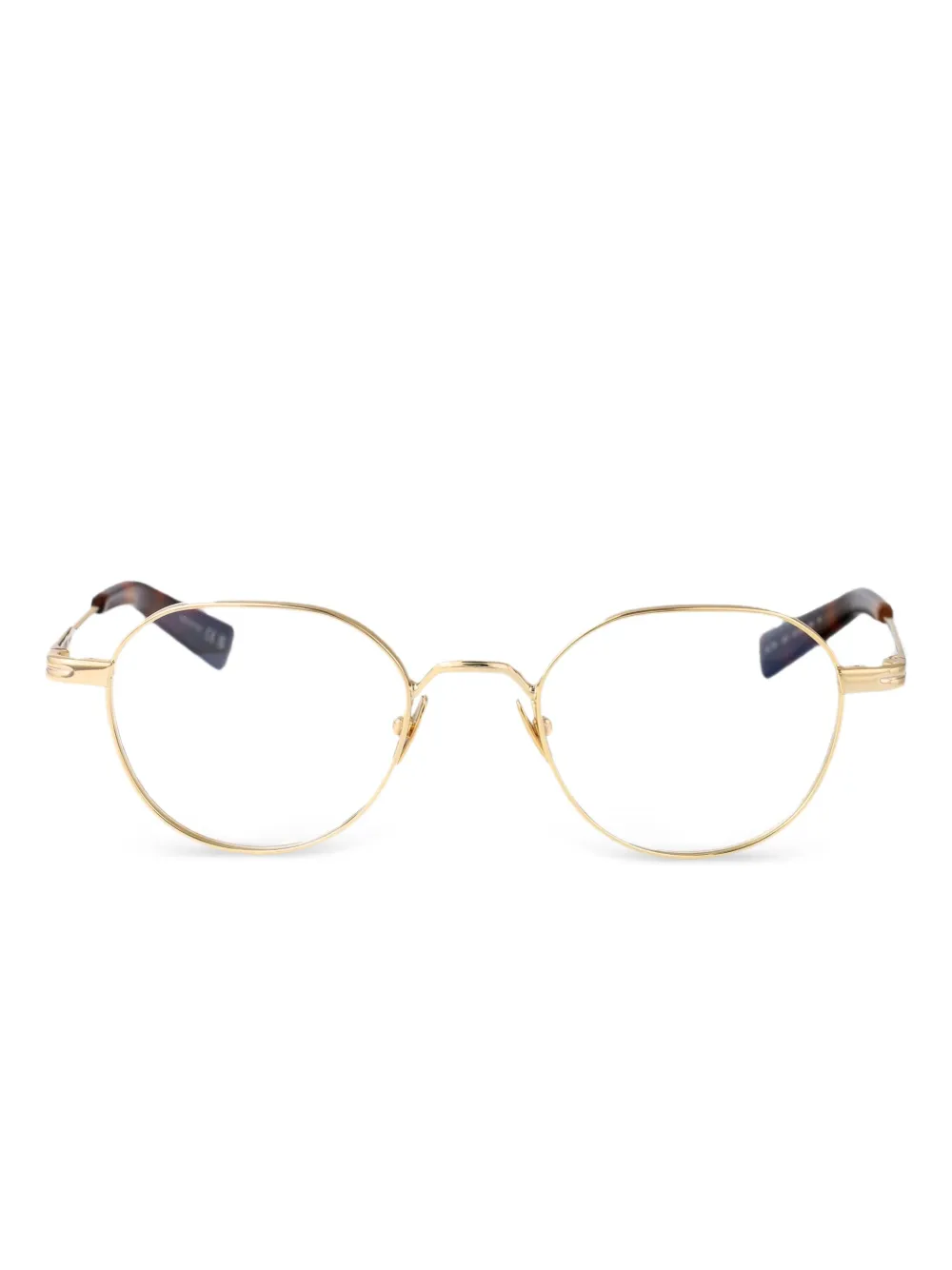 Saint Laurent Eyewear round-frame glasses | Gold | Image 1