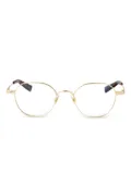 Saint Laurent Eyewear round-frame glasses - Gold