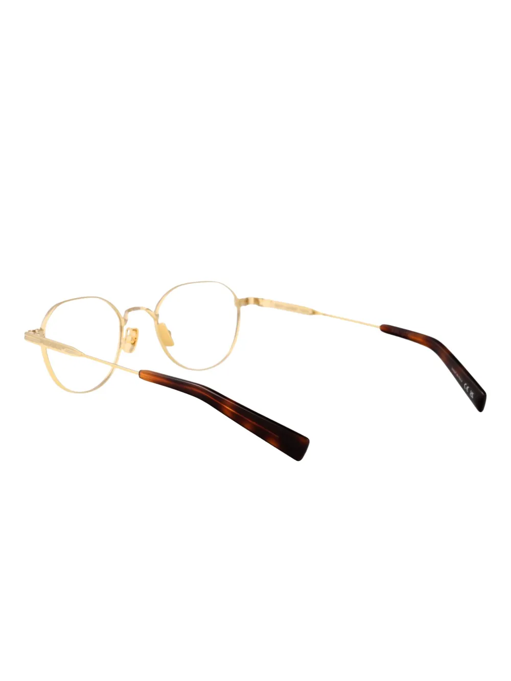 Saint Laurent Eyewear Bril met rond montuur Goud