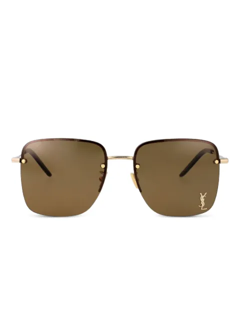 Saint Laurent Eyewear logo-plaque sunglasses 