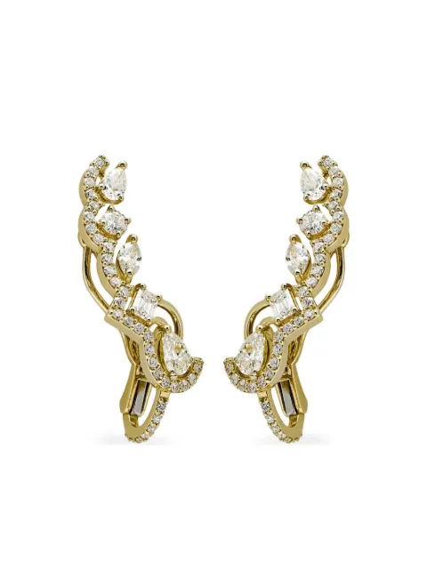 Jewels Aficionado Orecchini in oro giallo 18 carati con diamanti