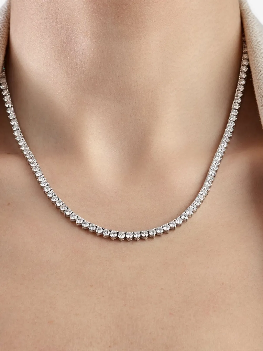 Jewels Aficionado 18K white gold Noa diamond necklace | Image 2