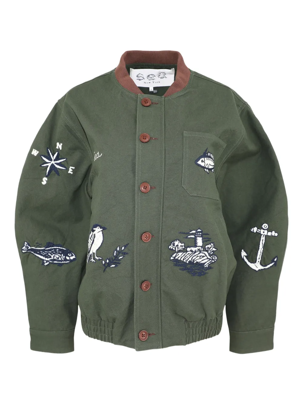 Sea Clyde bomberjack Groen