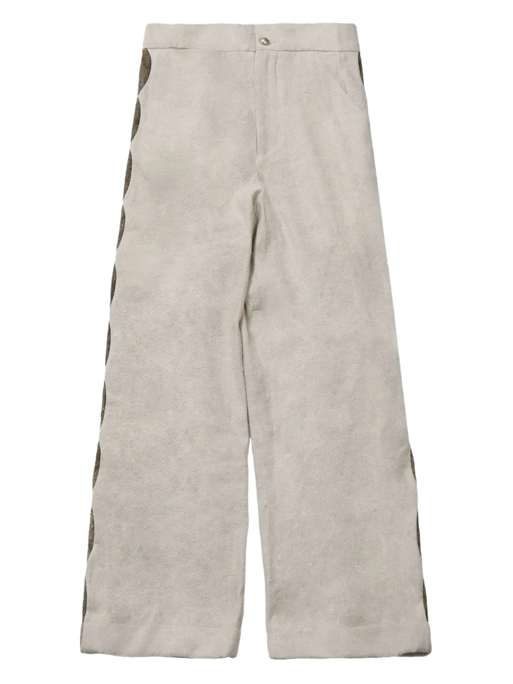 COMMUNS side-stripe trousers | Neutrals | Image 1