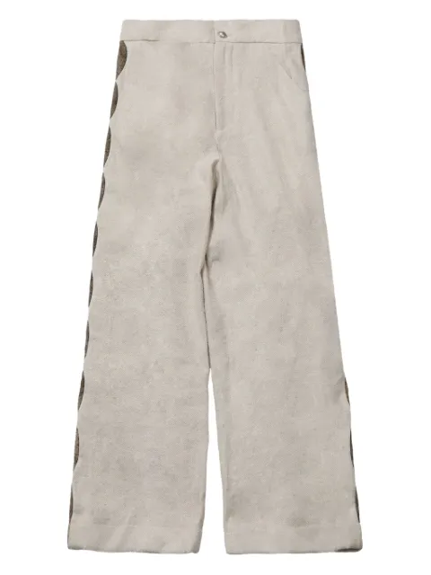 COMMUNS side-stripe trousers