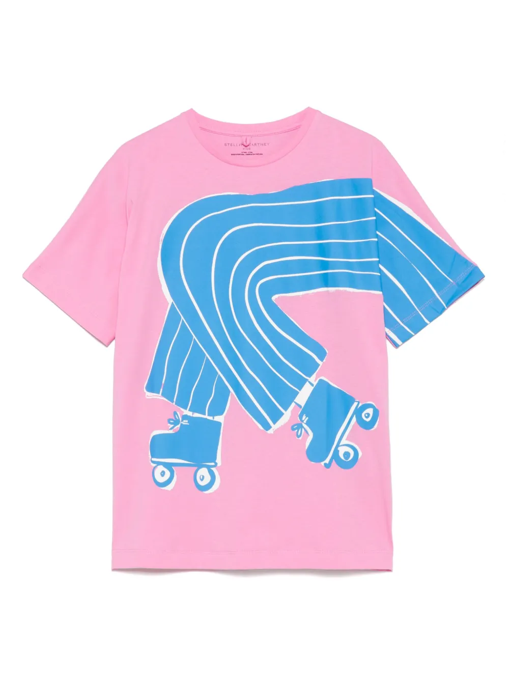 Stella McCartney Kids T-shirt met print Roze