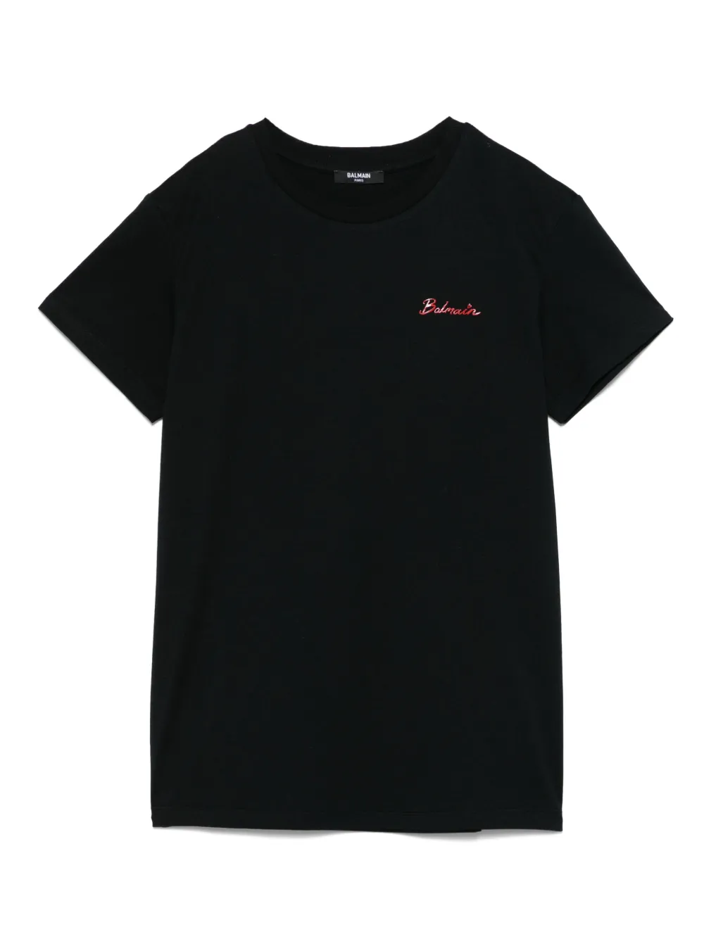 Balmain Kids T-shirt met logoprint Zwart