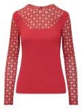 Givenchy logo top - Red