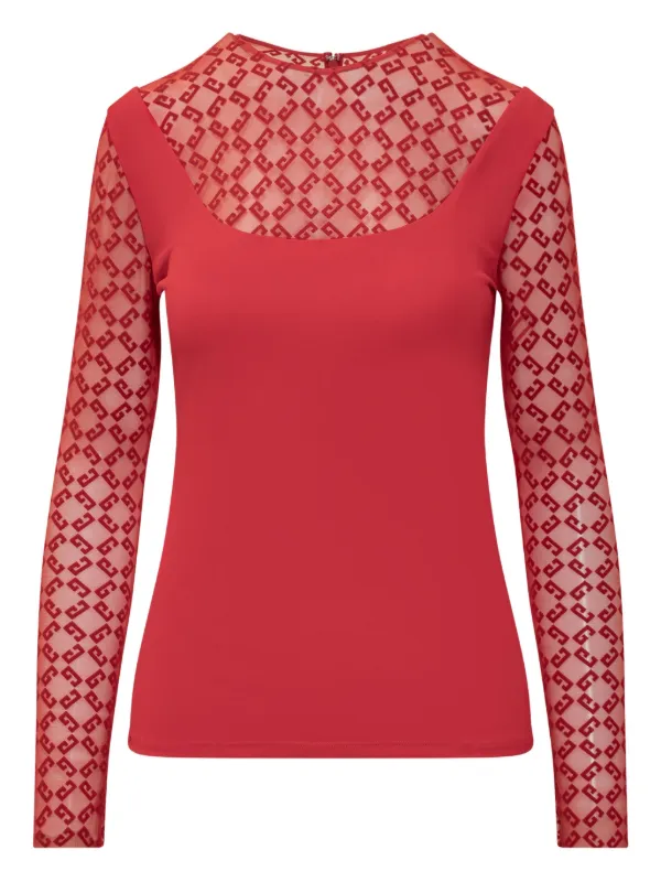 Givenchy Logo Top in Red
