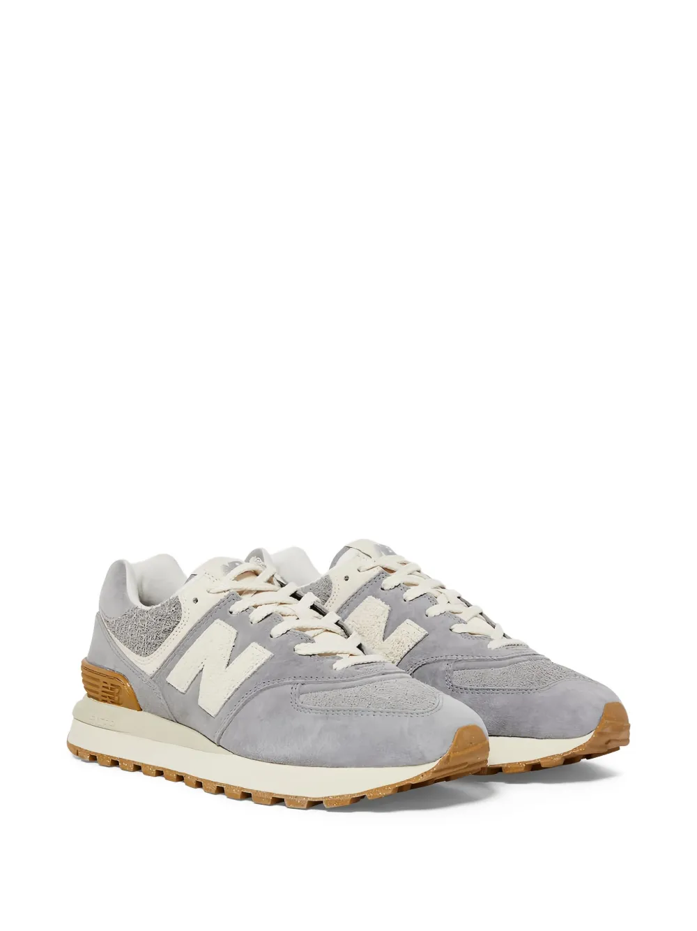 New Balance suede leather trainers Grey
