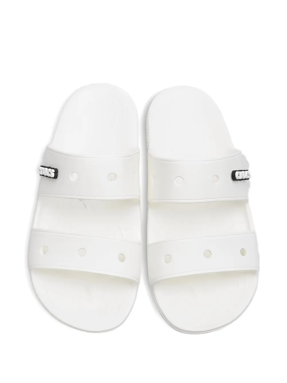 Crocs Cozy Casual Sports "White" slides