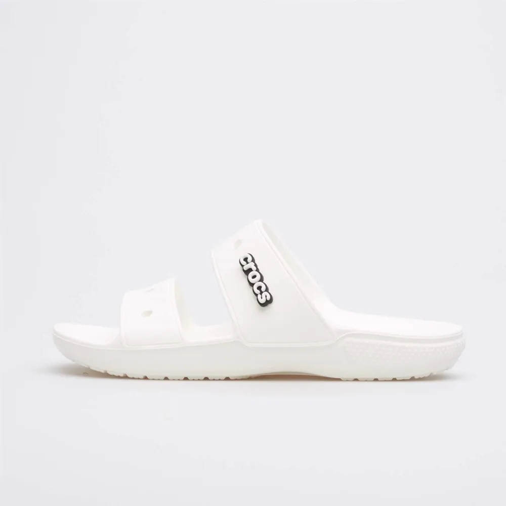 Crocs Cozy Casual Sports "White" slides