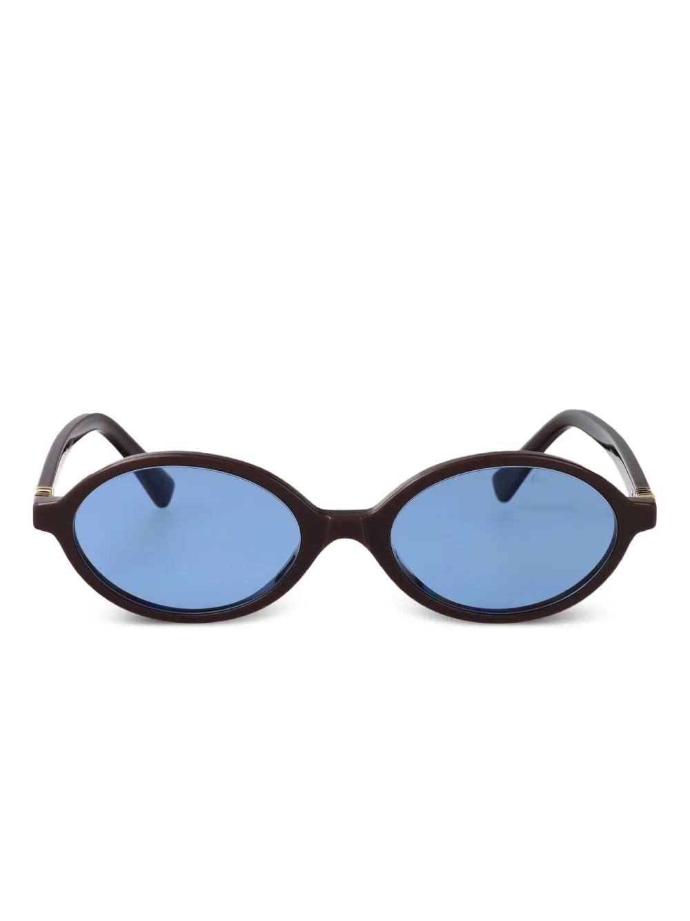 Miu Miu Eyewear lentes de sol con armazón ovalada | negro | Image 1