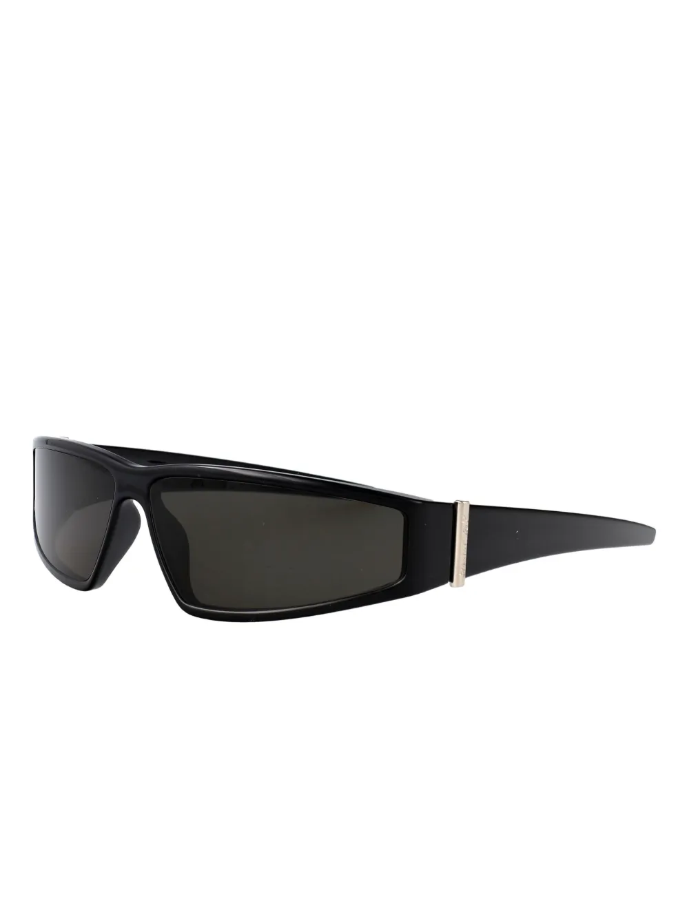 Alexander McQueen Eyewear Zonnebril met schild montuur Zwart