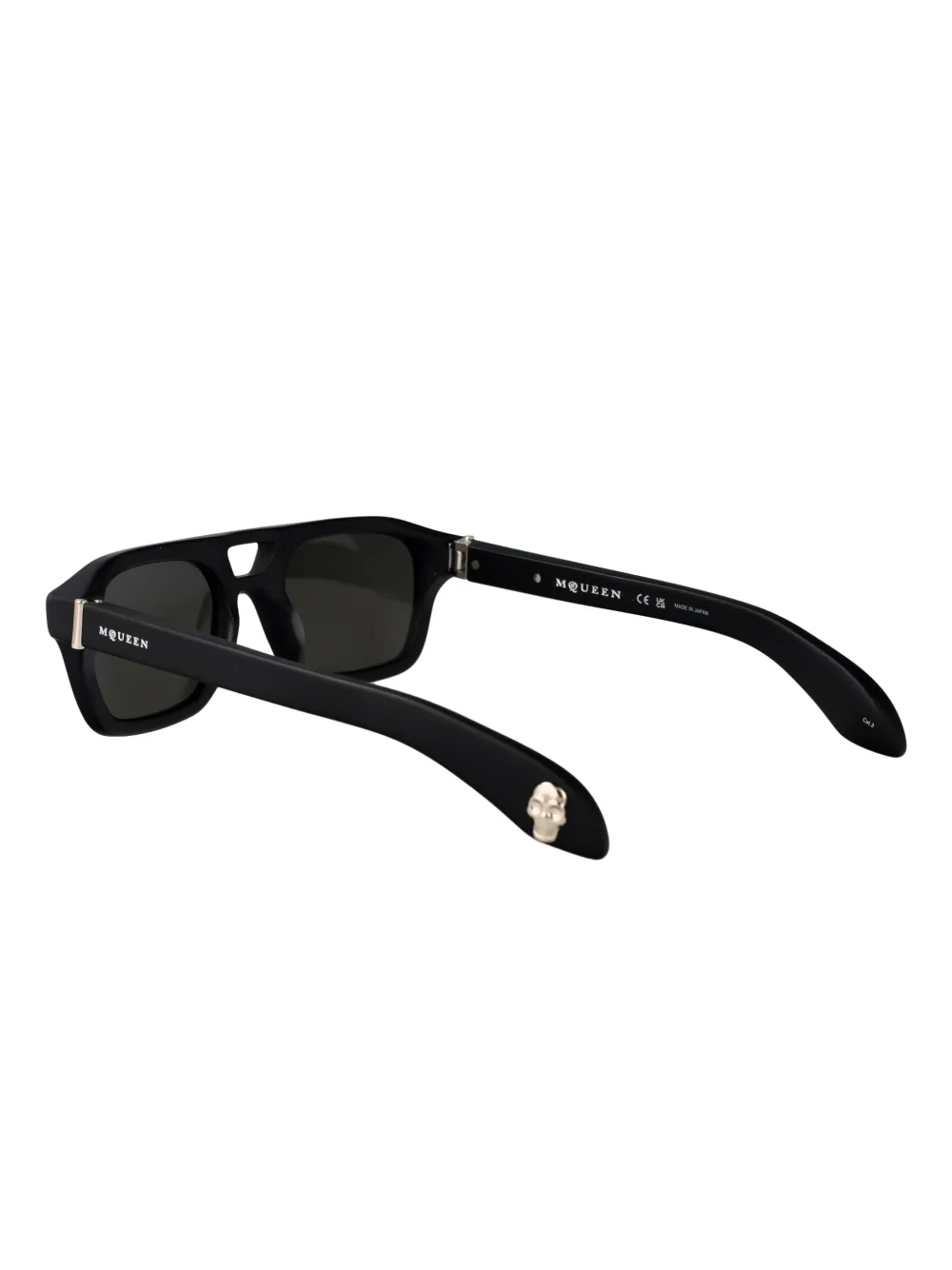 Alexander McQueen Eyewear Zonnebril met oversized montuur Zwart