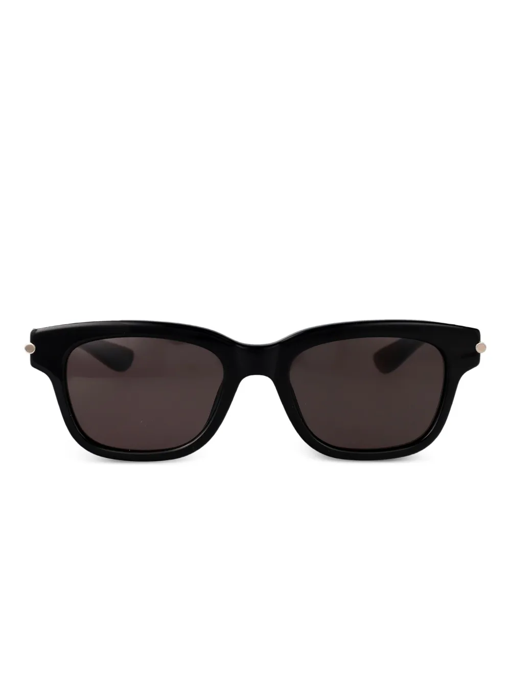 Alexander McQueen Eyewear Zonnebril met vierkant montuur Zwart