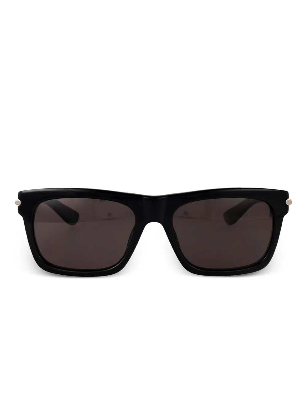 Alexander McQueen Eyewear Zonnebril met vierkant montuur Zwart