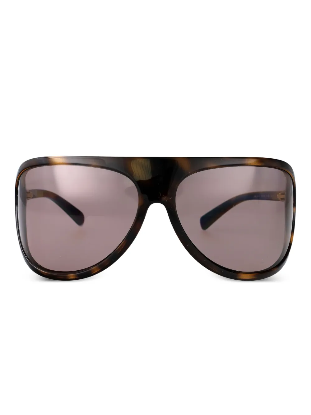 Miu Miu Eyewear shield-frame sunglasses | Brown | Image 1