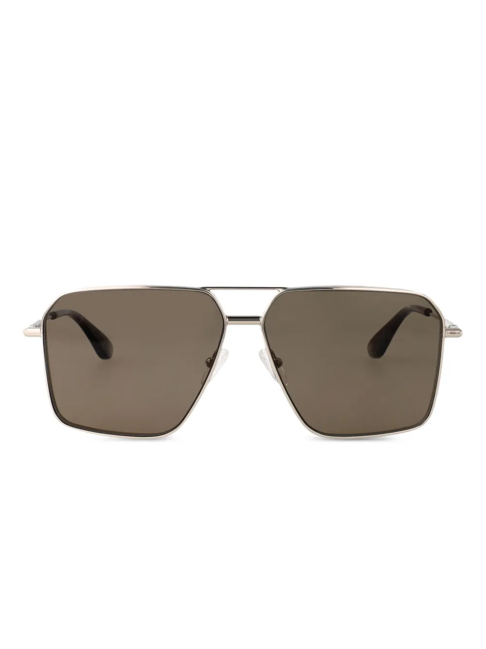 Alexander McQueen Eyewear square-frame sunglasses | Gold | Image 1
