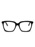 Alexander McQueen Eyewear angular frame optical glasses - Black