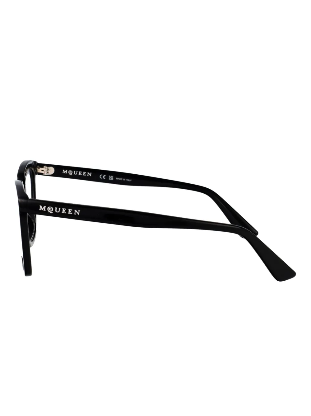 Alexander McQueen Eyewear Bril met vierkant montuur Zwart