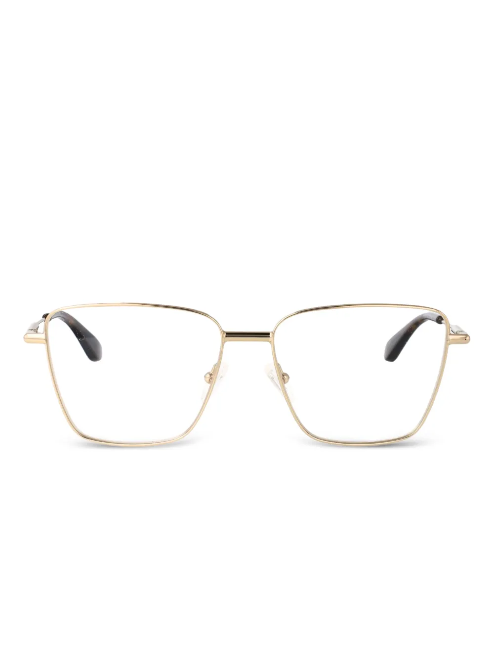 Alexander McQueen Eyewear Bril met vierkant montuur Goud