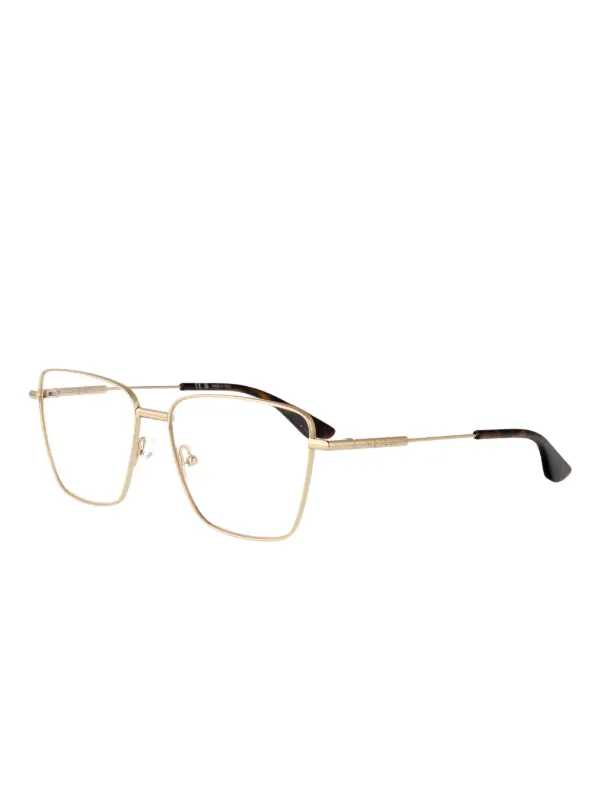 Alexander McQueen Eyewear Geometric Metal Frame Sunglasses  display picture 1