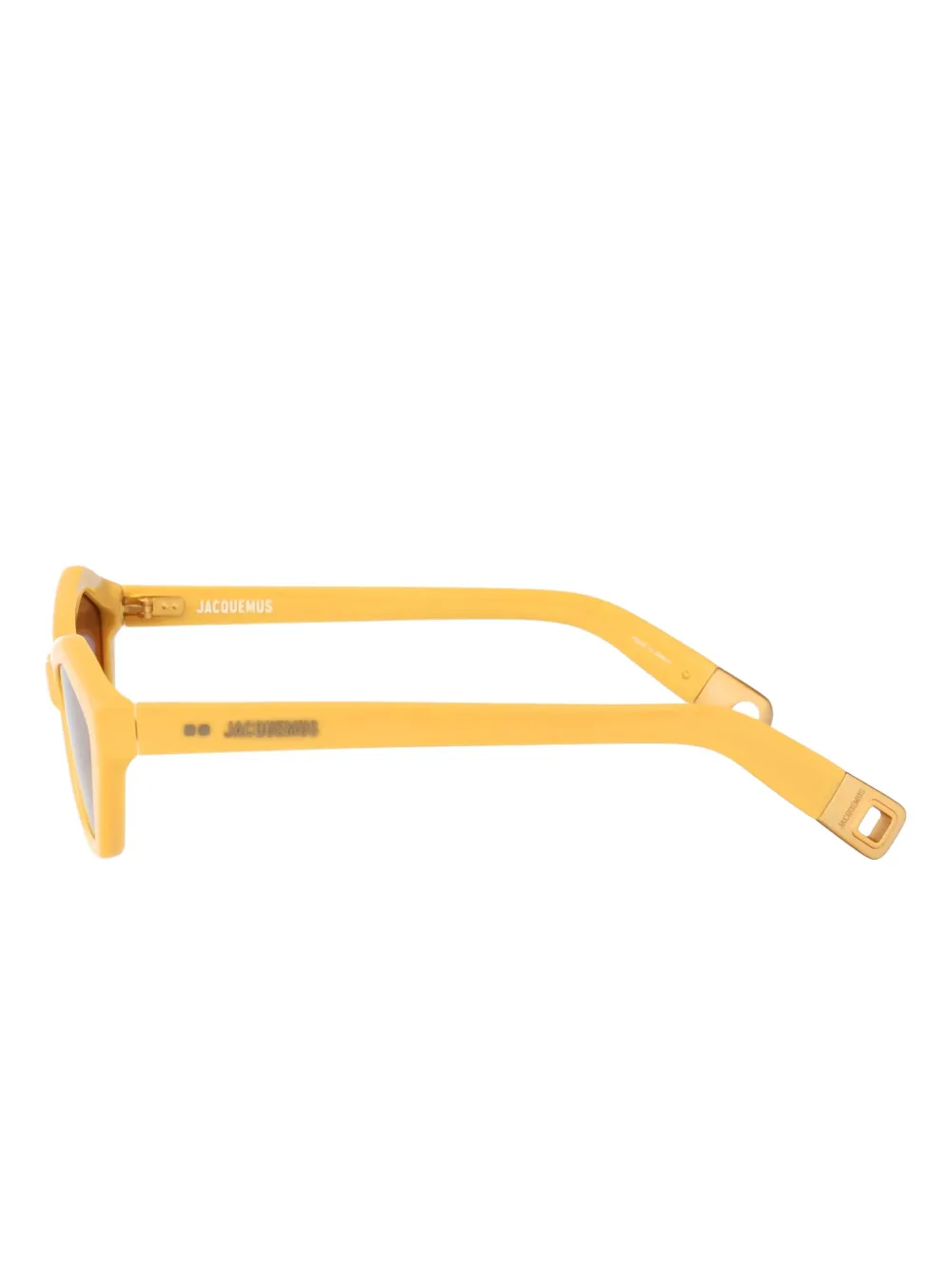 Jacquemus Le Bambino zonnebril Geel